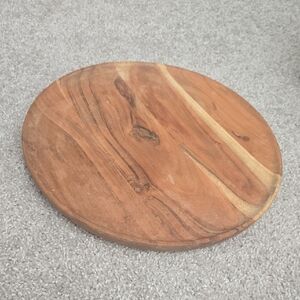 Round Wooden Serving Platter